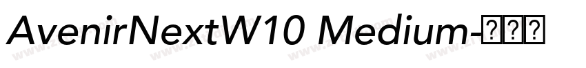 AvenirNextW10 Medium字体转换